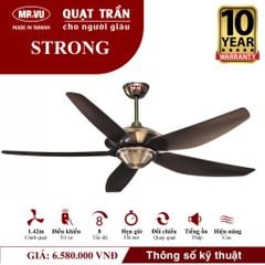 Quạt trần Mr.Vu STRONG 5 cánh 1m42 40W DC