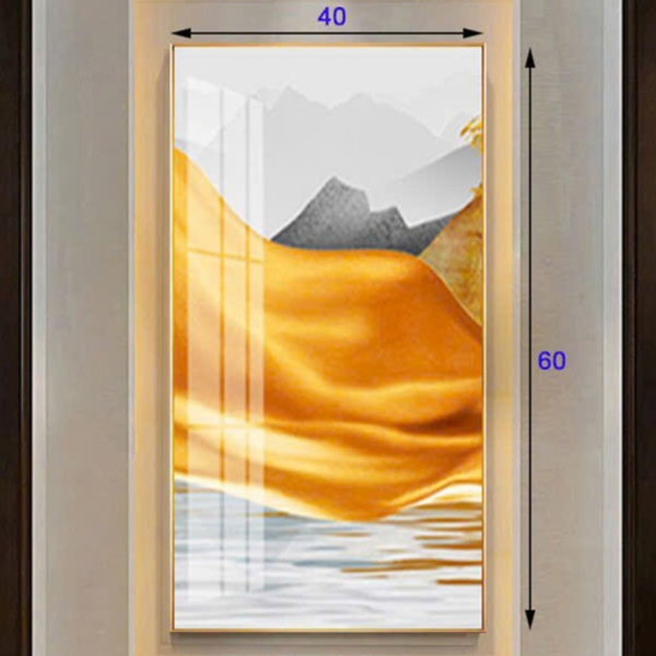 Đèn tranh led trang trí 3 chế độ ánh sáng KT D40xH60cm 314A, VLDETL-012