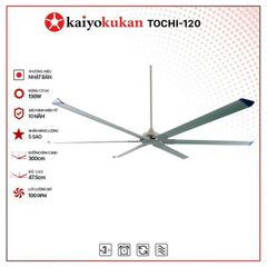 Quạt trần công nghiệp 6 cánh Kaiyokukan Tochi 120