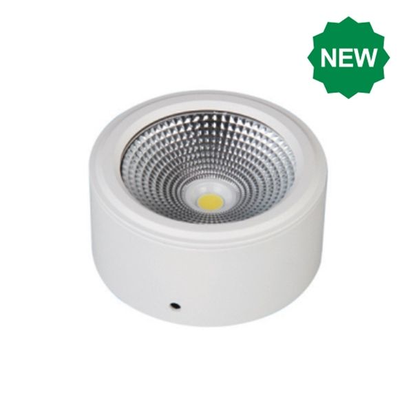 ELV Đèn led ống bơ vỏ trắng 10W, chip Epistar, KT: 90*H40, IP40, góc chiếu 60, 3000K VL10-090-TDN-3K