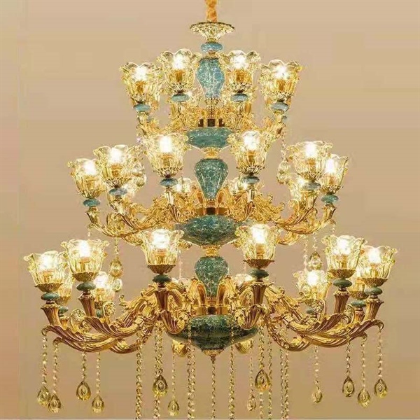 Đèn chùm hợp kim VLCHHK-417 - Trên 24 tay