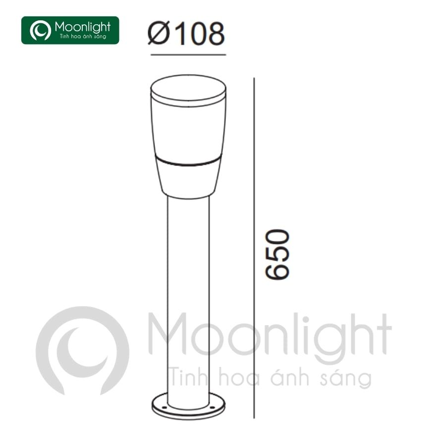 Đèn nấm sân vườn 220V (giá chưa bao gồm bóng) VBL03-D108B