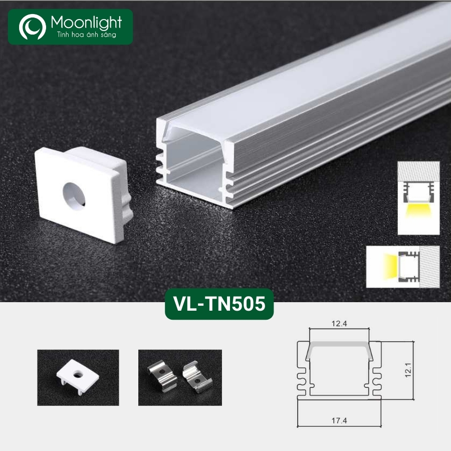 Thanh nhôm định hình profile VL-TN505