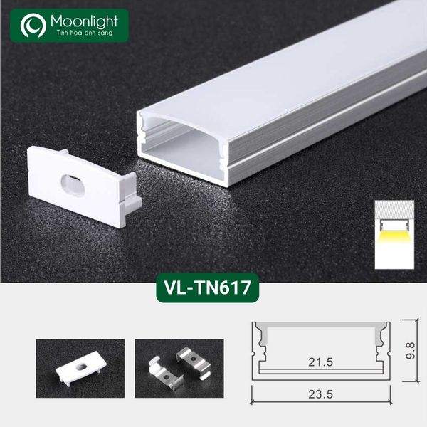 Thanh nhôm định hình profile VL-TN617