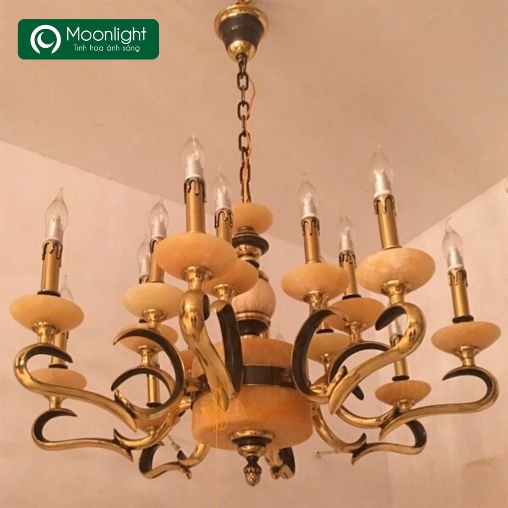 Đèn chùm đồng 16 tay N3839/16 VLCHDO-071