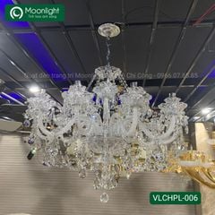 Đèn chùm pha lê 15 tay 15E14 81181-15 VLCHPL-006