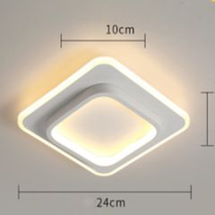 Đèn mâm mica vuông KT D240*240*H60, 24W KL52 VLDMMI-316