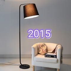 Đèn sàn cần cong thân chao đen 2015D VLDSCC-008 (Cái)