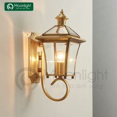 Đèn tường đồng chùa 4 cạnh VLDTCH-041
