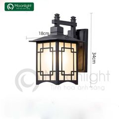 Đèn tường chùa phong cách đèn Nhật D33x18x23cm VLDTCH-072