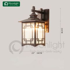 Đèn tường chùa phong cách đèn Nhật D33x18x23cm VLDTCH-072