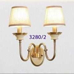 Đèn tường trang trí đôi chao vải 3280/2 VLDTTR-104