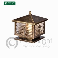 Đèn trụ cổng hàng rào cây dừa (giá chưa bao gồm bóng) VLNTTC-006