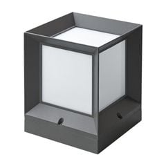 Đèn trụ cổng hàng rào vuông đen VLNTTC-021