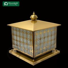 Đèn trụ cổng hàng rào đồng (giá chưa bao gồm bóng) VLNTTC-044