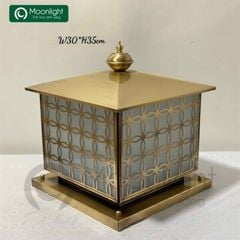 Đèn trụ cổng hàng rào đồng (giá chưa bao gồm bóng) VLNTTC-044