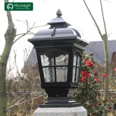 Đèn trụ cổng hàng rào màu đen VLNTTC-045