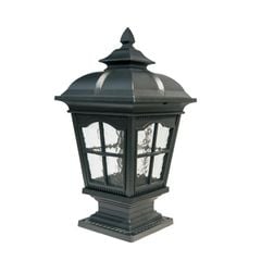 Đèn trụ cổng hàng rào màu đen VLNTTC-045