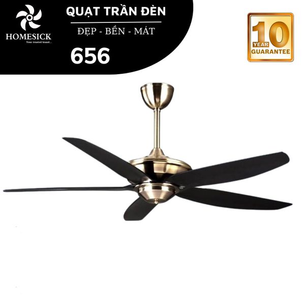 Quạt trần Homesick 5 cánh 144cm 90w AC 656 VLQTHO-037