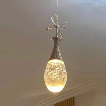 Đèn thả pha lê giọt nước và hoa TL031HOA VLTHPL-037