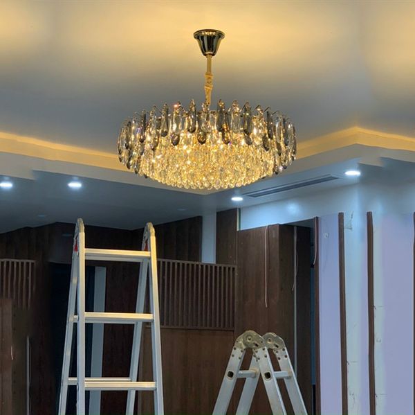 Đèn thả phale tròn phòng khách 80cm, DTHL010-800 VLTHPL-043-T