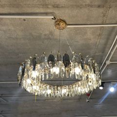 Đèn thả pha lê lá khói D550 PL044-550 VLTHPL-085