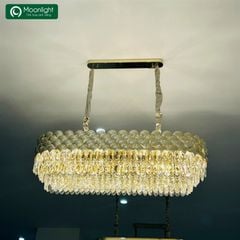 Đèn thả pha lê chùm dài D1100*310mm DM20303-1100D VLTHPL-715-AB (Bộ)