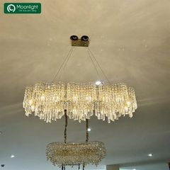 Đèn thả pha lê chùm dài D1050*H800 20310-1050 VLTHPL-726-AC (Bộ)