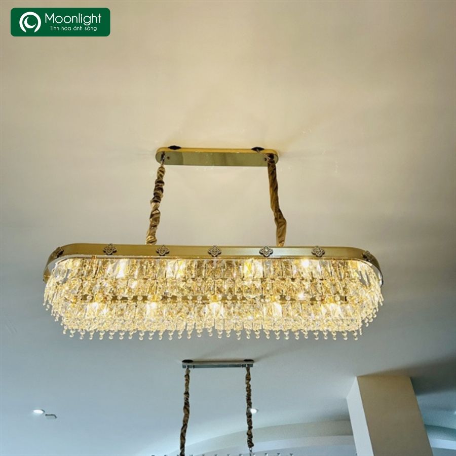 Đèn thả pha lê chùm dài D1200*300*250 20309-1200D VLTHPL-728-AC (Bộ)