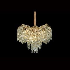 Đèn thả pha lê chùm tròn D550 9969-13 VLTHPL-744-AA (Bộ)