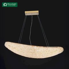 Đèn thả pha lê dài KT800 NE158 chất liệu pha lê, hợp kim sắt VLTHPL-752