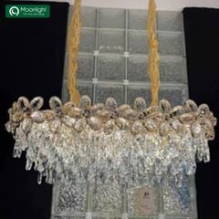 Đèn thả pha lê hoa 5 cánh VLTHPL-753