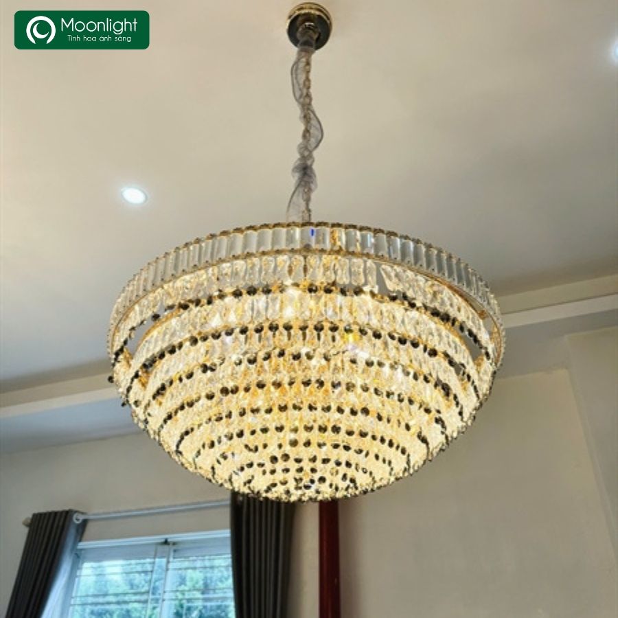 Đèn thả pha lê tròn VLTHPL-775