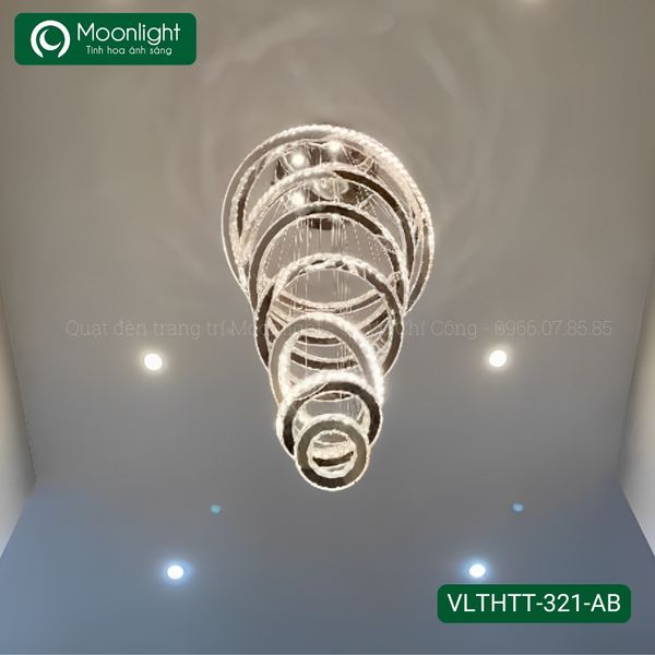 Đèn thả pha lê thông tầng VLTHTT-321-AB
