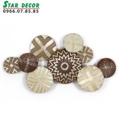 Decor treo tường trang trí phòng khách mâm đồng ML_201