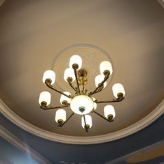 HT Đèn chùm hợp kim 12 tay D950mm, h=560mm đui e27 (giá không bóng) N2058/12 HTCHHK-010