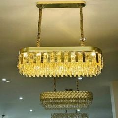 Đèn thả pha lê thân đồng nguyên chất 50932 VLTHPL-730