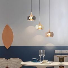 Đèn thả hợp kim D100 led ánh sáng 3000k 10W có cót nâng hạ VLTHHK-224