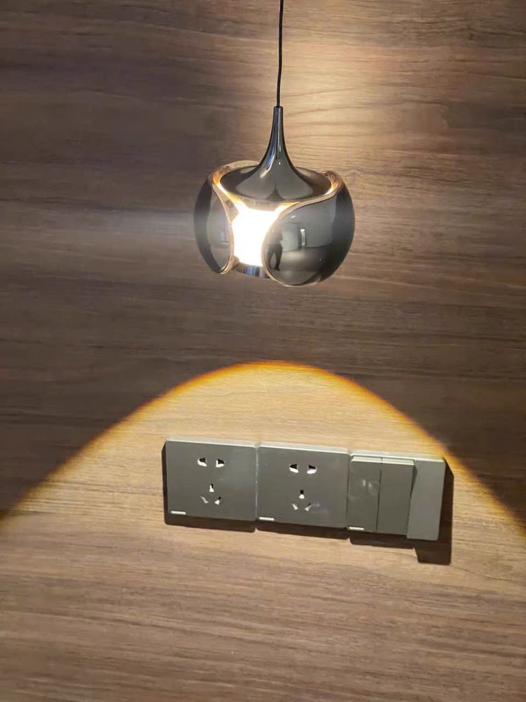 Đèn thả hợp kim D100 led ánh sáng 3000k 10W có cót nâng hạ VLTHHK-224