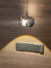 Đèn thả hợp kim D100 led ánh sáng 3000k 10W có cót nâng hạ VLTHHK-224