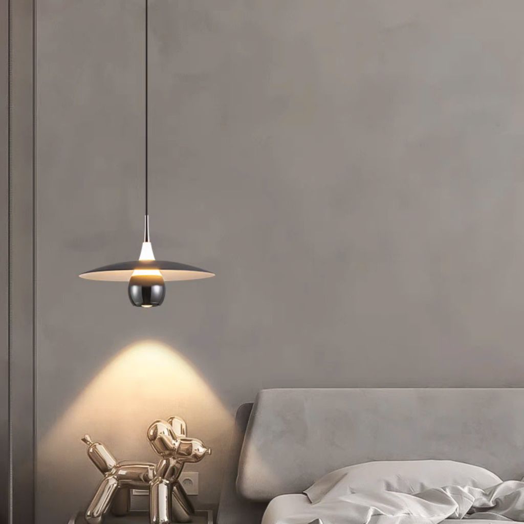 Đèn thả hợp kim trắng D200 led ánh sáng 3000k 8W 886 VLTHHK-226