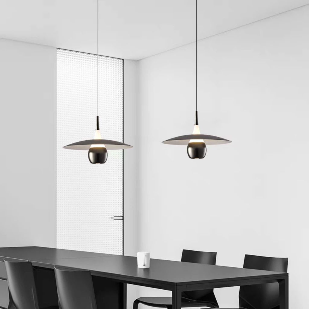 Đèn thả hợp kim trắng D200 led ánh sáng 3000k 8W 886 VLTHHK-226
