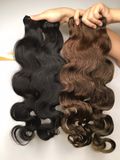  Brown UK double weft hair 