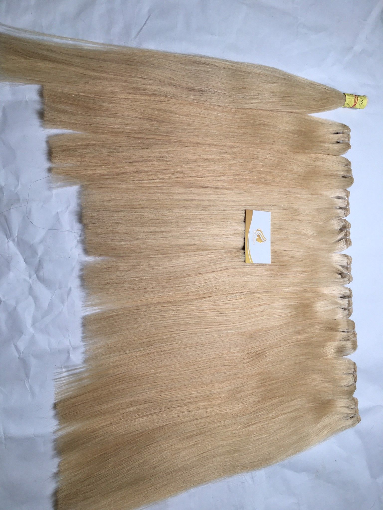  Blonde UK double weft hair 