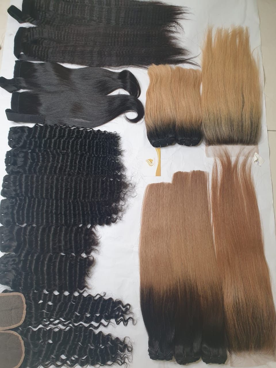  Black UK double weft hair 