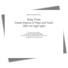 Sách tô màu - Baby Three - Sweet Dreams of Migo and Yooki - Giấc mơ ngọt ngào - ABBOOKS