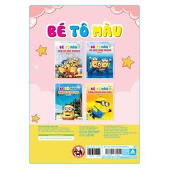 Sách - Bé Tô Màu - Minion ( combo 4 cuốn)