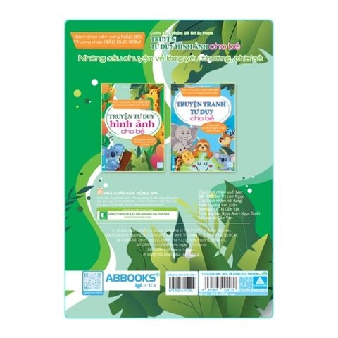 Sách - Đánh Thức Tiềm Năng Não Bộ - Phương Pháp Giáo Dục Sớm: Truyện Tư Duy Hình Ảnh Cho Bé - Những Câu Chuyện Về Lòng Yêu Thương, Chia Sẻ