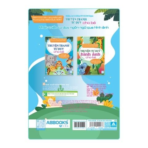 Sách - Đánh Thức Tiềm Năng Não Bộ - Phương Pháp Giáo Dục Sớm: Phát Triển Tư Duy Ngôn Ngữ Qua Hình Ảnh - Truyện Tranh Tư Duy Cho Bé