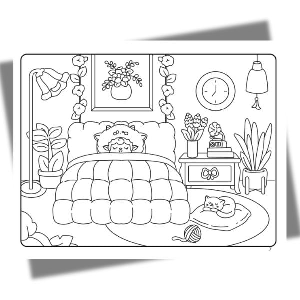 Sách tô màu - Baby Three - Sweet Dreams of Migo and Yooki - Giấc mơ ngọt ngào - ABBOOKS